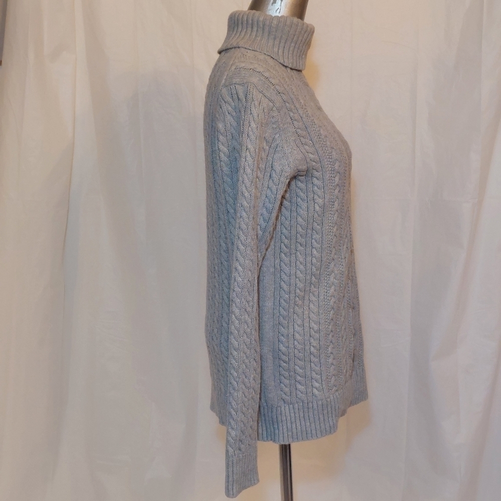 Amazon Essentials Warm Gray Turtleneck Sweater Si… - image 3